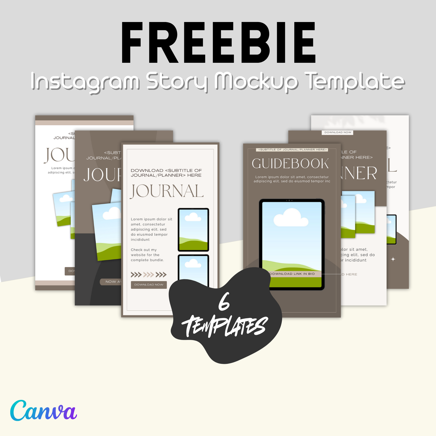 All-in-One Hyperlinked Digital Planner – 75+ Pages + Social Media Templates & Etsy Listing Mockups