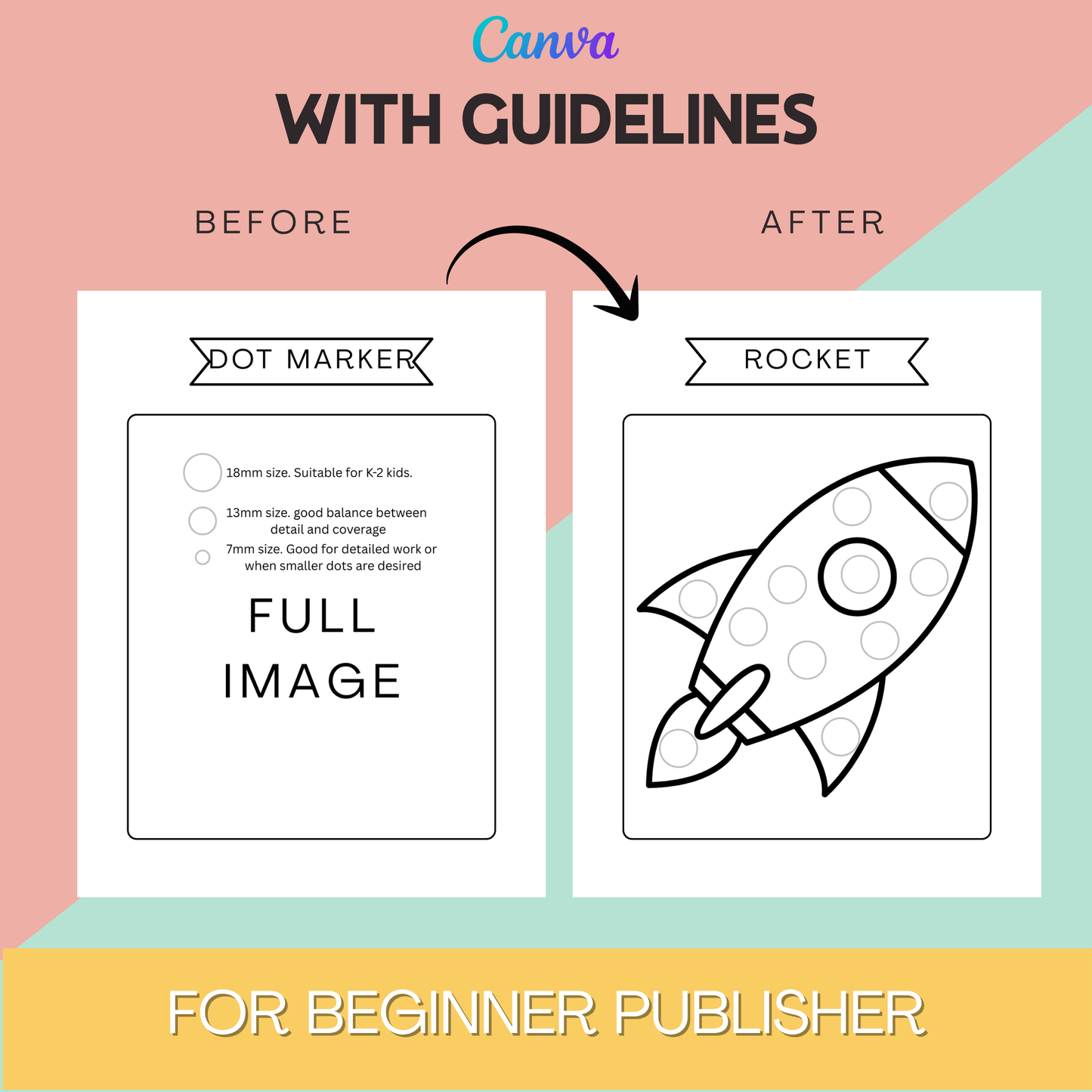 KDP Kids Activity Book Interior Template – 20 Unique Pages | Easy to Customize in Canva | 8.5x11 in | Just Add Your Own Designs
